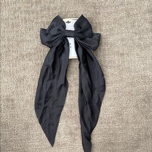Elegant Black Hair Bow